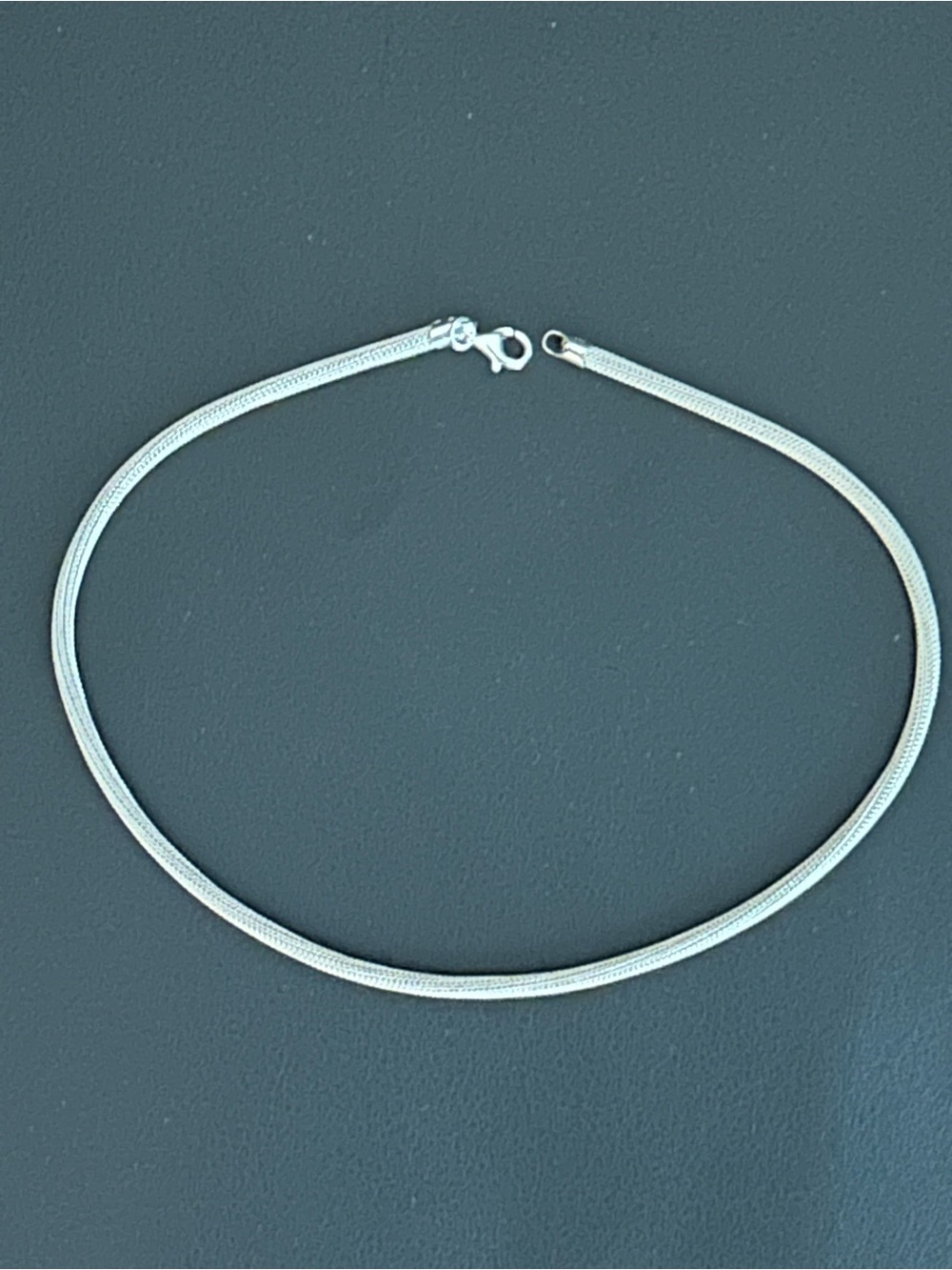 925 Sterling Silver Snake Chain - 17 1/2” long